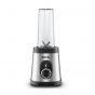 Tank Super Countertop Blender with Plastic Bottle, 1.5 Liters, 800 Watt, Black and Silver - YB-S62k