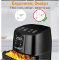 Sonifer Digital Air Fryer, 4.2L, 1400W, Black - SF-1010