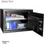 Safety Tech Electronic Safe Box, Black - GN25 EIA 606