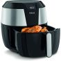 Tefal Air Fryer XXL, 1800 Watt, 5.6 Liters, ‎Black and Silver - EY701 with International Warranty