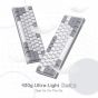 Redragon Fizz Wired Gaming Keyboard, White and Grey - K617