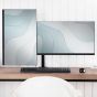 Dual Arm Holder for 17 to 32 Inch Monitors, Black - PM100-MD1732