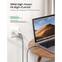 كابل USB-C يوجرين، 1 متر - اسود