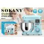 Sokany Stand Mixer, 8 Liters, 1800W, Blue - SK-277