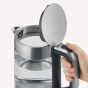 Severin Electric kettle, 1.7 Liters, 2200 Watt, Transparent and Silver - WK 3420