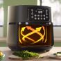 Philips 5000 Series XXL Digital Air Fryer, 7.2 Liters, 2000W, Black - HD9285/91