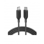 كابل شحن USB-C انكر باور لاين III،  طول 3 قدم - اسود