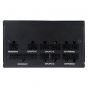 SilverStone Power Supply Gold for PC, 850 Watt, Black - DA850