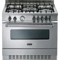 Franke Gas Cooker with Electric Oven, 5 Burners, Stainless Steel - FCK965TCGMGXSC