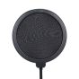 Microphone Pop Filter, Black - 818-LU