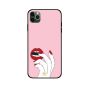 Bitting Finger With Red Lips Printed Back Cover for Apple iPhone 11 Pro Max