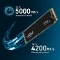 Crucial P3 Plus Internal Solid State Drive SSD, 500GB,  2.5 Inch, Black- ‎CT500P3PSSD8
