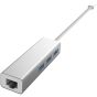 موزع USB ديفيا 4 في 1، فضي - 987299