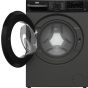 Beko Front Load Inverter Washing Machine, 10KG, Manhattan Grey - B3WFU501040MCI