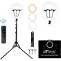 HIFFIN Professional LED Ring Light, 18 Inch - Black