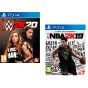 WWE 2K20 with NBA 2K19 Game For PlayStation 4