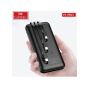 Earldom Wired Power Bank, 10000 mAh, 3 USB Ports, Black - ET-PB41