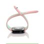 Silicone Sport Band for Nike Apple Watch, 38mm- Pink and Green