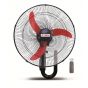 Fresh Wall Fan with Remote, 18 inches, black - fr-18