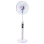 Fresh Smart Piano Stand Fan, Without Remote Control, 16 Inch - Grey