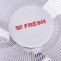 Fresh Wall Fan With Remote Control, 16 Inch - Grey