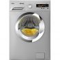 Zanussi Front Loading Digital Washing Machine, 7 KG, Silver - ZWF7040SX