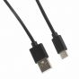 كابل شحن USB فئة A الى USB فئة C اوفيو لبلايستيشن 5، طوله 3 متر– اسود