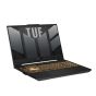 Asus TUF F15 FX507ZC4-HN002W Gaming Laptop, 15.6 Inch, Intel Core i7-12700H, 512GB SSD, 16GB RAM, Nvidia GeForce RTX 3050 4GB, Windows 11 - Mecha Gray