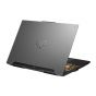 ASUS TUF F15 FX507ZC4-HN002W Gaming Laptop, Intel Core I7-12700H, 512GB NVMe SSD, 16GB RAM, 15.6 Inch FHD, NVIDIA GeForce RTX 3050 4GB, Windows 11 - Mecha Grey