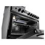 Universal Grand Rosa Freestanding Gas Cooker, 5 Burners, Stainless Steel, 90 cm