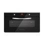 Ecomatic Crystal Turbofan Built-In Gas Oven With Grill, 105 Liters, Black- G9104GTD