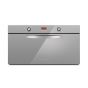 Ecomatic MIRROR Turbofan Built-In Gas Oven with Grill, 105 Liters, Gray- G9104MTD 
