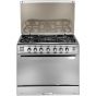 Universal Elegant Freestanding Cooker, 5 Burners, Stainless Steel, 90 cm - 9605Y