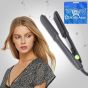 Kemei Hair Straightener, Black and Green - KM-2118 with Gift Bag