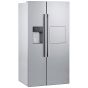 Beko Freestanding Side By Side Digital Refrigerator, No Frost, 2 Doors, 22 FT, Stainless Steel - GN162420X