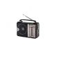 Golon Electrical Classic Radio, Black - RX-606AC