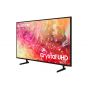 شاشة تلفزيون سامسونج سمارت 43 بوصة بدقة4K UHD، وتقنية LED مع ريسيفر داخلي - 43DU7000 مع حامل شاشة تلفزيون - اسود و مشترك كهرباء ميني اي لوك، 3 منافذ، 2500 وات - اصفر واسود