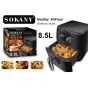 Sokany  Air Fryer, 8.5 Liters, 1700 Watt, Black- SK-005