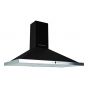 Ecomatic Digital Pyramid Hood, 90 cm, Black - H96IBKD