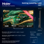 تلفزيون هاير 55 بوصة سمارت QLED، بدقة 4K UHD بريسيفر داخلي - H55S80F
