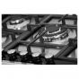 Hans Gas Built-In Hob 5 Burners, Stainless Steel - HANS 9740-24