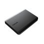 Toshiba Canvio Basics External Hard Disk Drive, 1TB, 2.5 Inch, 5.0 Gbit/s, Black - HDTB510EK3AA