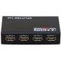 سبليتر HDMI ، عدد 4 منافذ - اسود
