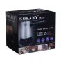 Sokany Turkish Coffee Maker, 0.5 Liter, Silver - SK-214