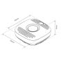 Heatit Z-SMOKE Multifunctional Smoke Detector - White