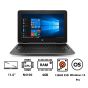 لاب توب اتش بي برو بوك X360 11 G3، انتل سيليرون N4100، هارد SSD سعة 128 جيجا، 4 جيجا رام، شاشة مقاس 11.6 بوصة بدقة HD تعمل باللمس، كارت شاشة انتل UHD 600، ويندوز 10 برو - اسود