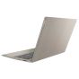 Lenovo Ideapad 3 Laptop, Intel Core i7-1165G7, 15.6 Inch, 1TB HDD, 8GB RAM, NVIDIA GeForce MX450 2GB, Dos - Sand Gold