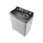Hoover Half Automatic Washing Machine, 12 Kg, Grey - HW-HTTN12LSTO