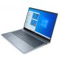 HP Pavilion 15-eg0049ne Laptop, Intel Core i7-1165G7, 15.6 Inch, 1TB SSD, 16GB RAM, NVIDIA GeForce M450 2GB, Windows 10 Home - Fog Blue