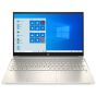 HP Pavilion 15-eg0053ne Laptop, Intel Core i5-1135G7, 15.6 Inch, 1TB SSD, 8GB RAM, NVIDIA GeForce MX350 2GB, Windows 10 Home - Warm Gold